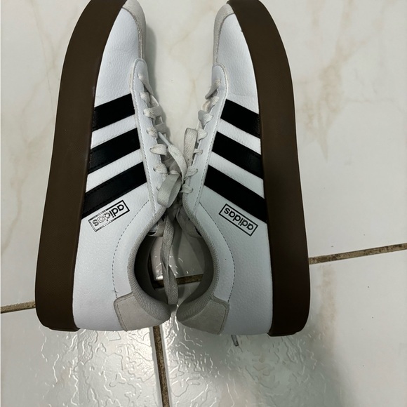 adidas White and Black Athletic Shoes - Picture 5 of 15